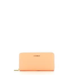 Coccinelle Portafoglio Metallic Soft Zip Around Sunrise - 1