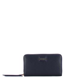 Coccinelle Portafoglio Voile Zip Around grande Midnight Blue - 1