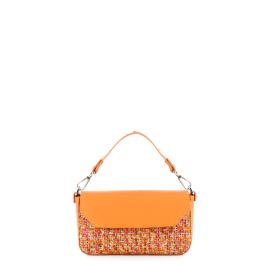 Iuntoo Mini Borsa a mano Essenziale Tweed Arancio - 1