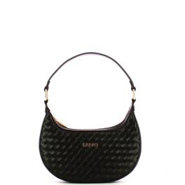 Liu Jo Mini Hobo Bag intrecciata Nero - 1
