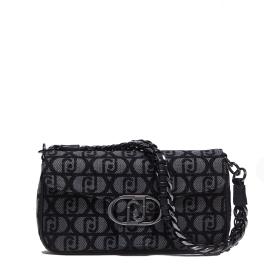 Liu Jo Borsa a spalla logo Jacquard Nero - 1