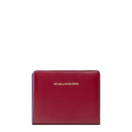 Piquadro Portafoglio Blue Square compatto Rosso - 1